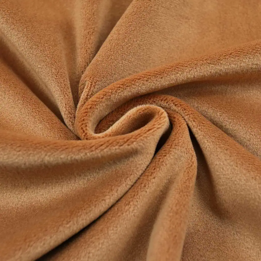 Mochi minky fabric BROWN - kullaloo SuperSoft SQUISHY