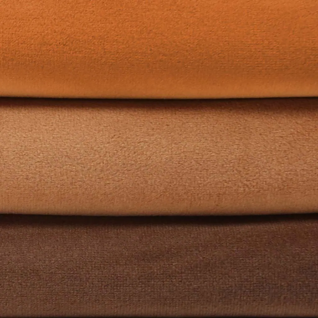 Mochi minky WARM BROWN bundle: brown, ginger, mustang – SuperSoft SQUISHY