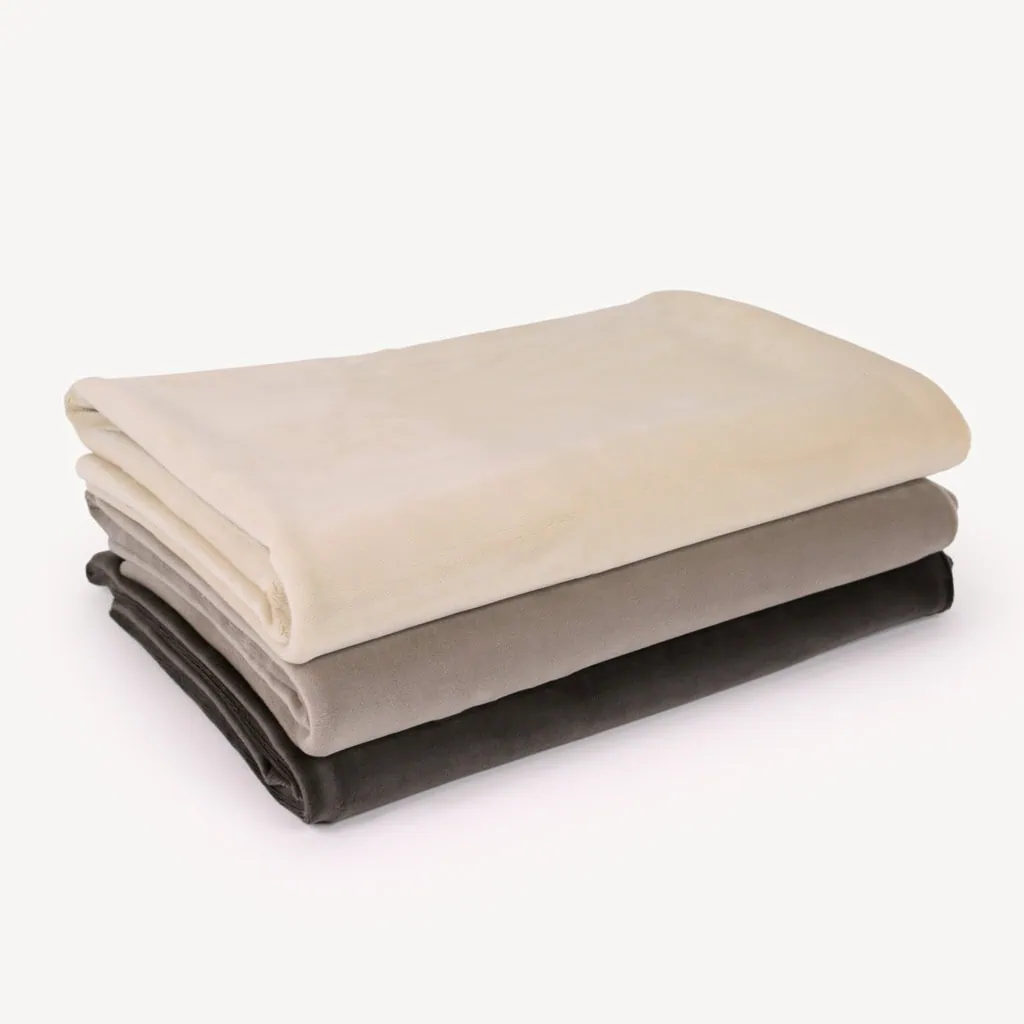 Mochi minky fabric COLD BROWN bundle: crème brulee, caribou, seal brown – SuperSoft SQUISHY