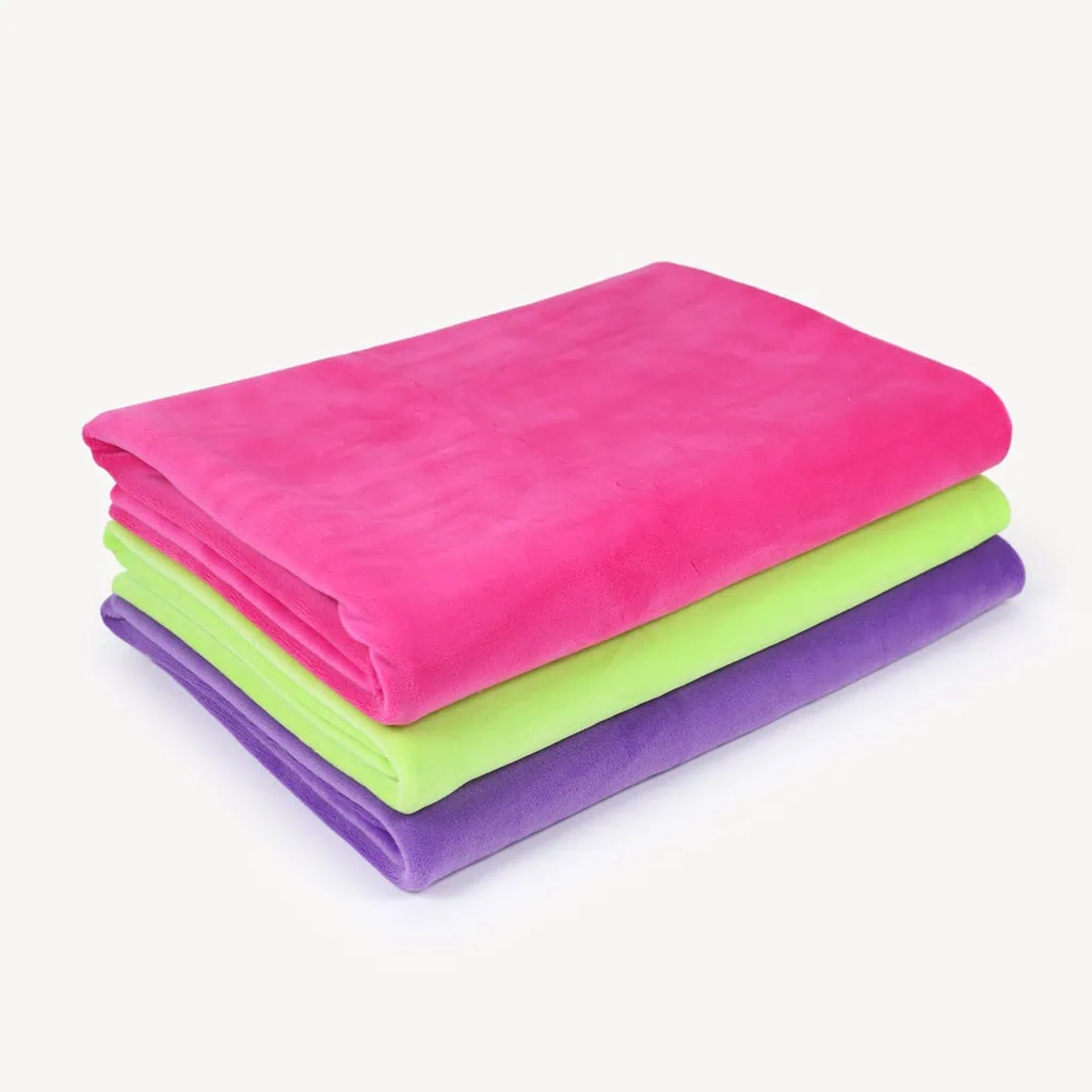 Mochi minky fabric NEON bundle: lime green, fuchsia, amethyst – SuperSoft SQUISHY
