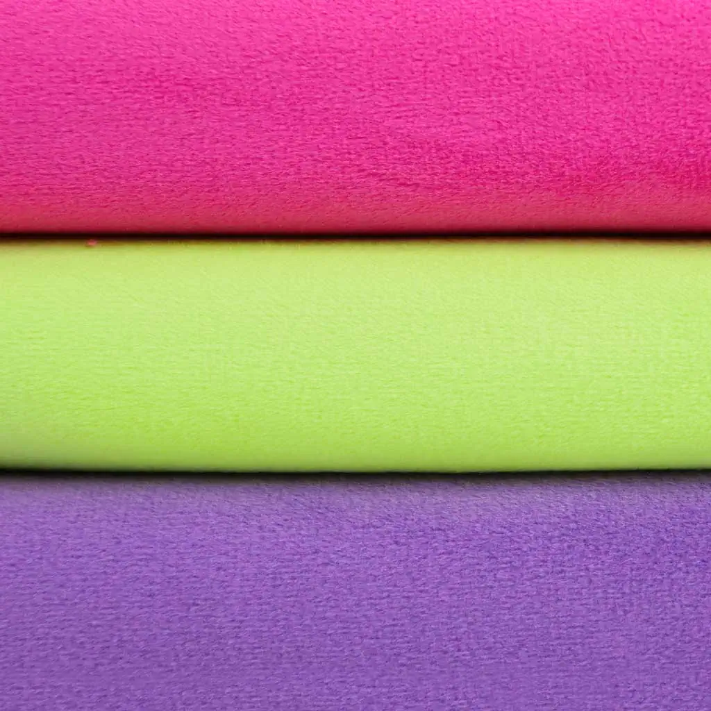 Mochi minky fabric NEON bundle: lime green, fuchsia, amethyst – SuperSoft SQUISHY