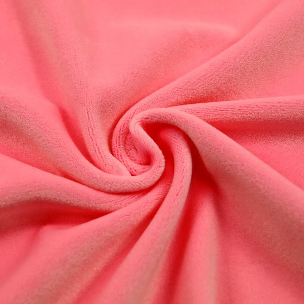 Mochi minky fabric WATERMELON red pink - kullaloo SuperSoft SQUISHY