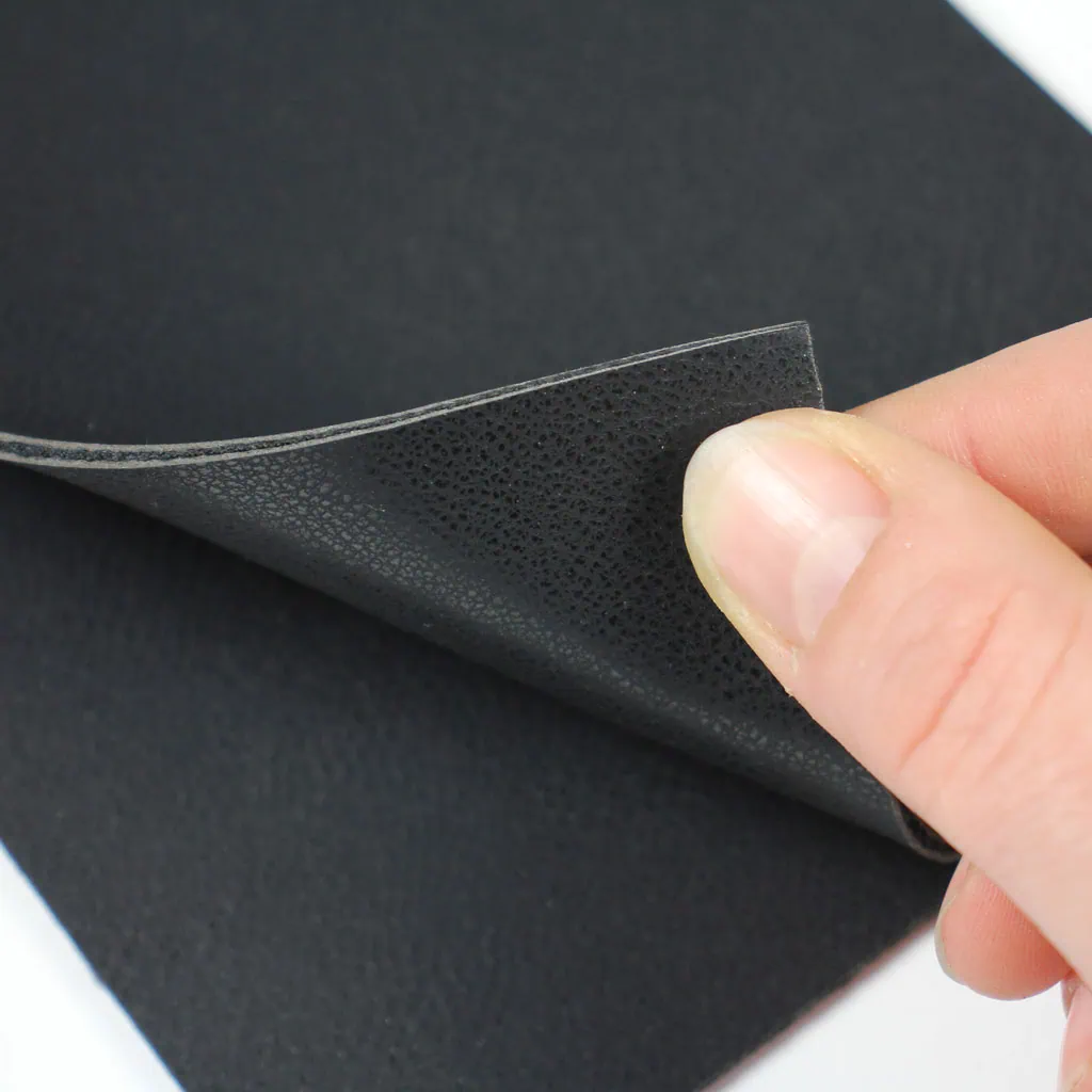 DIY Hobby Horse bridle kit: included double-sided synthetic PU leather in black