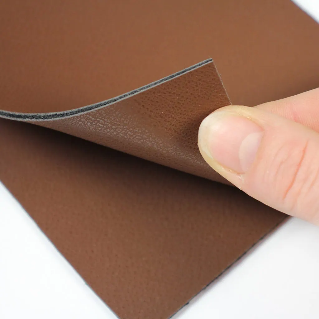 DIY Hobby Horse bridle kit: included double-sided synthetic PU leather in brown