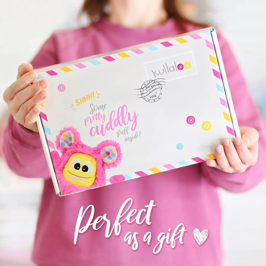 Bundle of 4 ♥ HULA DOTS pink/blue minky bundle – SuperSoft SHORTY - Image 9