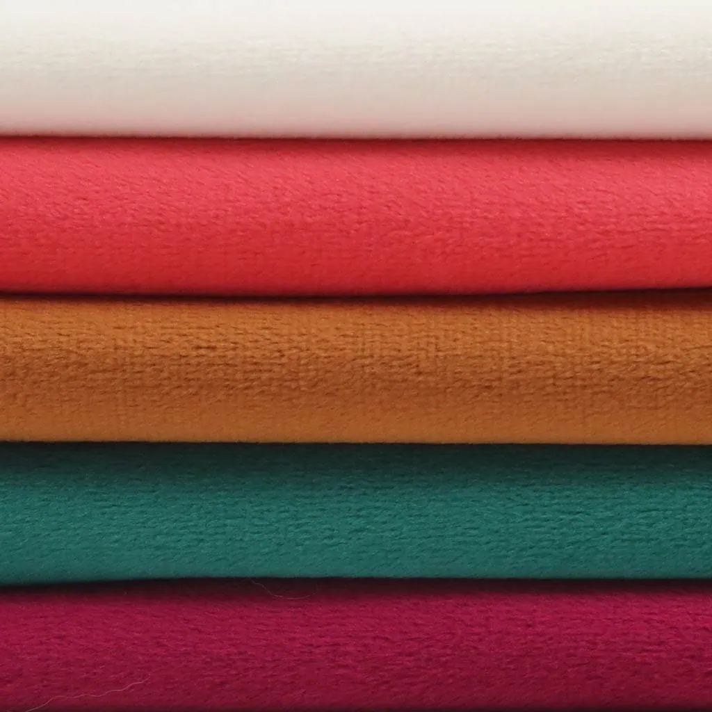 Bundle of 5: Minky CHRISTMAS fabric bundle (half size pieces) – SuperSoft SHORTY