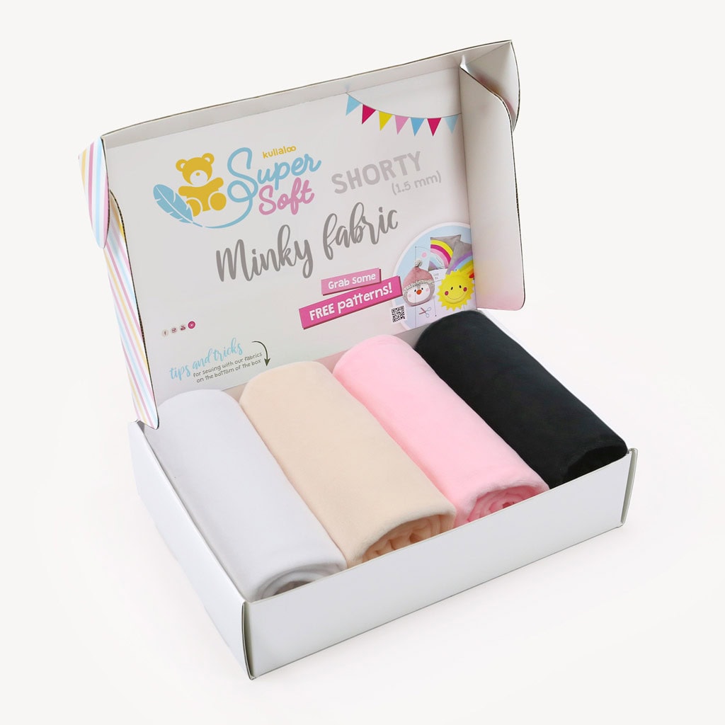 Bundle of 4: GREATEST HITS minky precut fabric pack – SuperSoft SHORTY