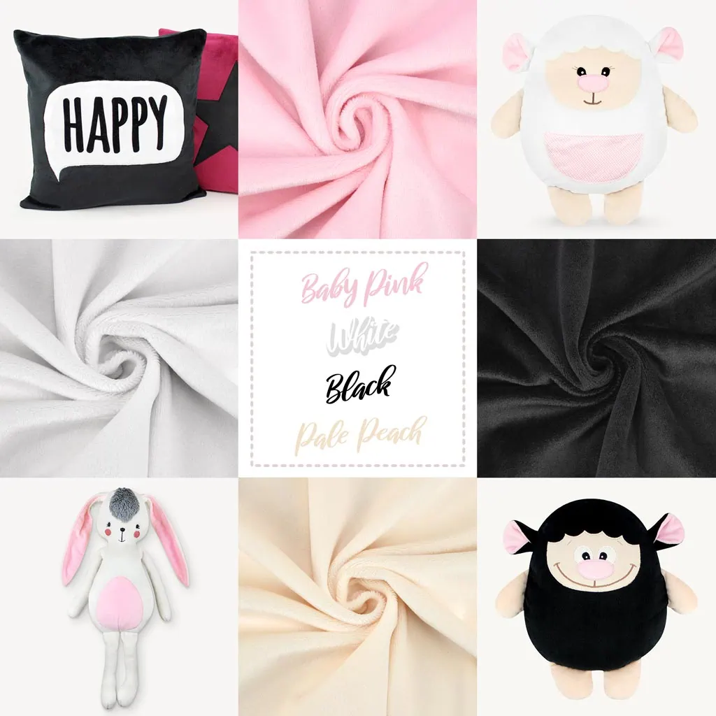 Bundle of 4: GREATEST HITS minky precut fabric pack – SuperSoft SHORTY