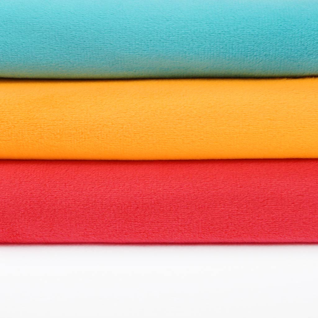 Bundle of 4: INDIAN SUMMER minky fabric pack – SuperSoft SHORTY