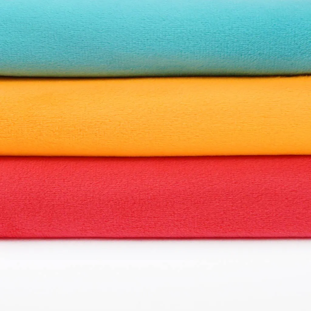 Bundle of 4: INDIAN SUMMER minky fabric pack – SuperSoft SHORTY