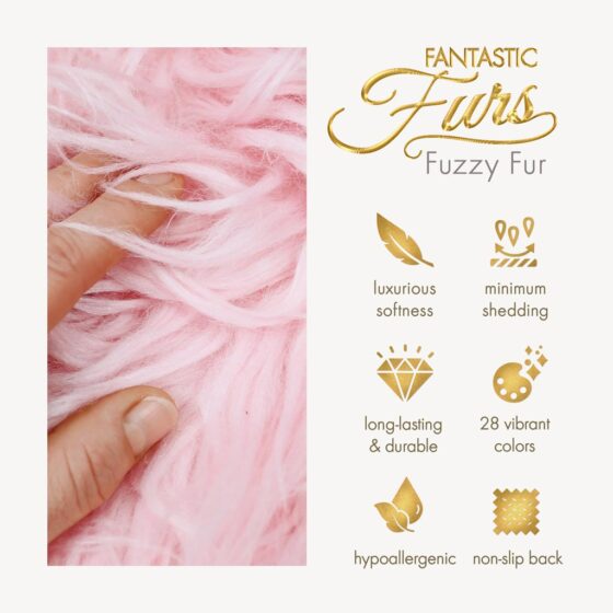 kullaloo long faux fur fabric FANTASTIC Furs ✶ Fuzzy Fur: long-lasting, super soft, hypoallergenic