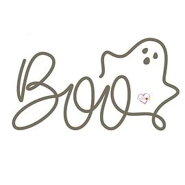 Boo single line drawing / art