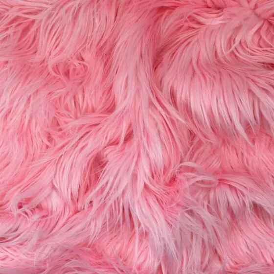 Pink fuzzy fabric strawberry icecream, ultra soft fluffy material – FANTASTIC Furs ✶ Fuzzy Fur