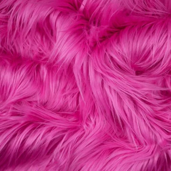 Fuchsia faux fur fabric, ultra soft pink fluffy material, acrylic-free – FANTASTIC Furs ✶ Fuzzy Fur