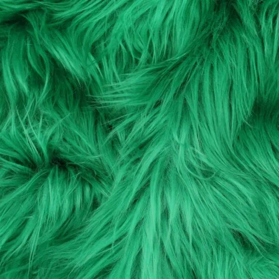 Jolly green faux fur fabric, ultra soft fluffy material, acrylic-free – FANTASTIC Furs ✶ Fuzzy Fur