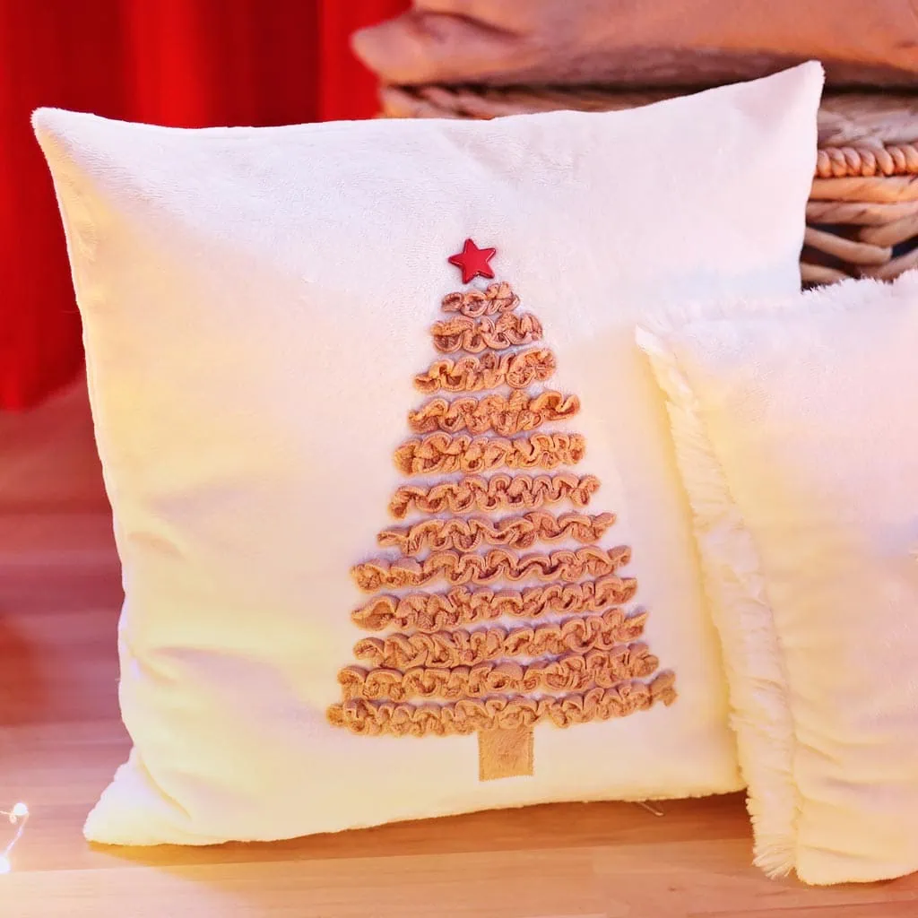 Ruffled Christmas tree