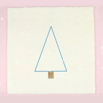 Christmas decor DIY: how to make ruffled Christmas tree pillow