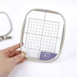 Embroider eyes and nostrils of a Hobby Horse: Get your placement grid