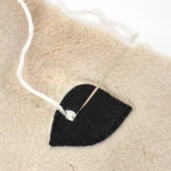 How to make Hobby Horse eyes: Using hand embroidery floss