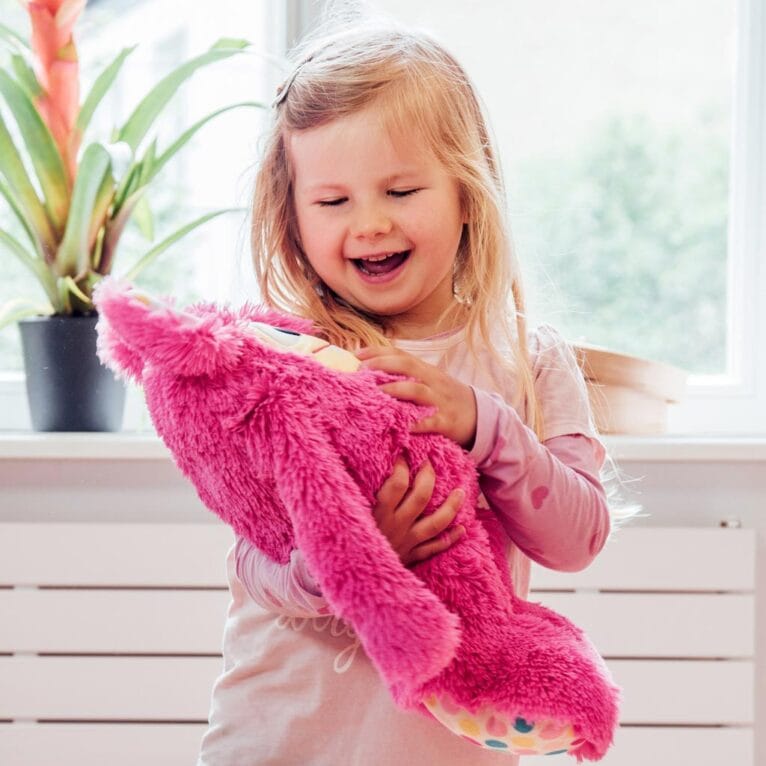Sew a super soft and fluffy monster using our kullaloo shaggy fabric