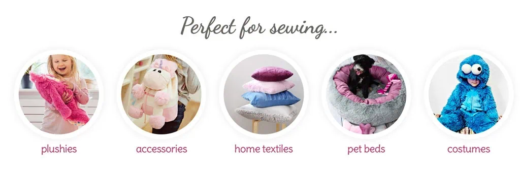 kullaloo SuperSoft SHAGGY: perfect for lots of sewing projects