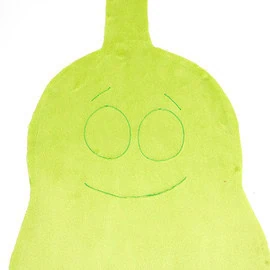 Applique on minky fabric using Heat'n Bond: Transfer the position of each element first