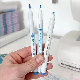 Tips for working with Minky: Use a washable fabric marker with a thick tip