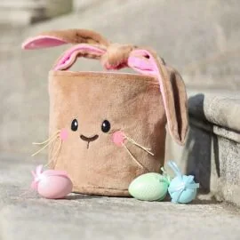 Cloth Easter basket pattern: free Easter sewing project