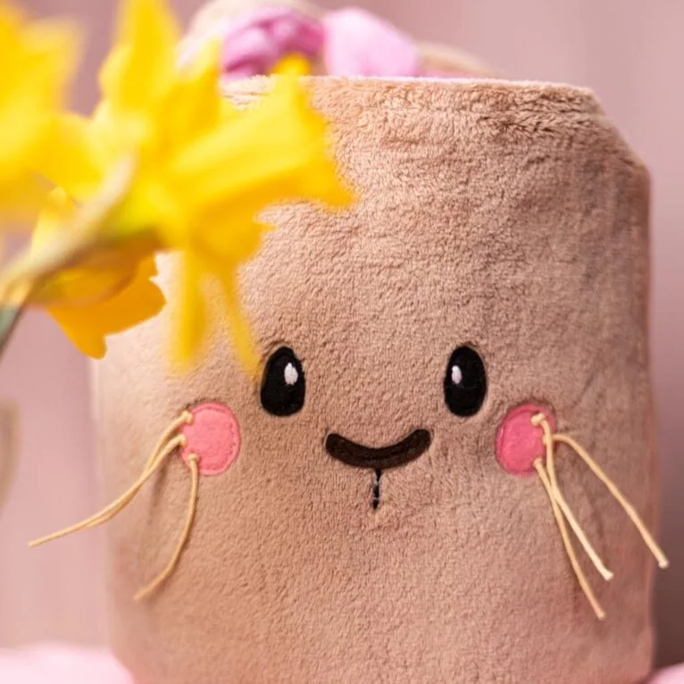 Sew an Easter basket with bunny ears