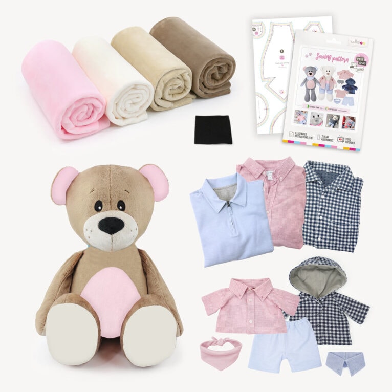 Teddy bear making kit for up to 3 super cuddly bears ⋆ kullaloo CA Inc.