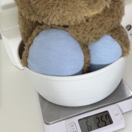 How to make a birth weight bear using glass beads