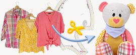 How to sew a memory bear from clothes