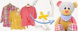 How to sew a memory bear from clothes
