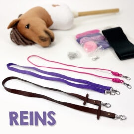 How to make Hobby Horse reins DIY tutorial