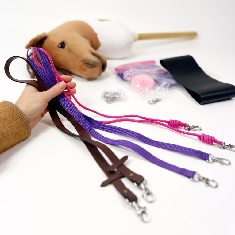 How to make Hobby Horse reins DIY tutorial