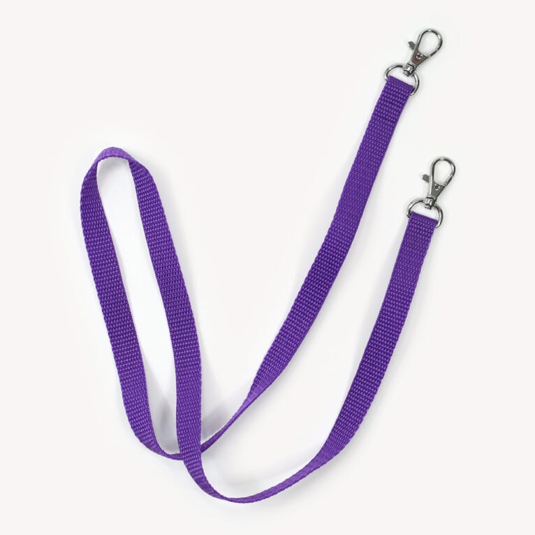 Hobby Horse reins DIY tutorial with bag webbing:
