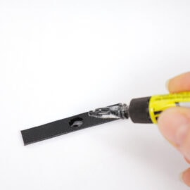 How to make Hobby Horse reins with rein stops: Step 5