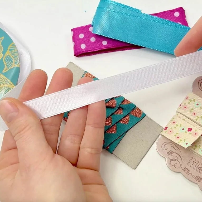 Hobby Horse Halter DIY tutorial: materials you need - bag ribbon