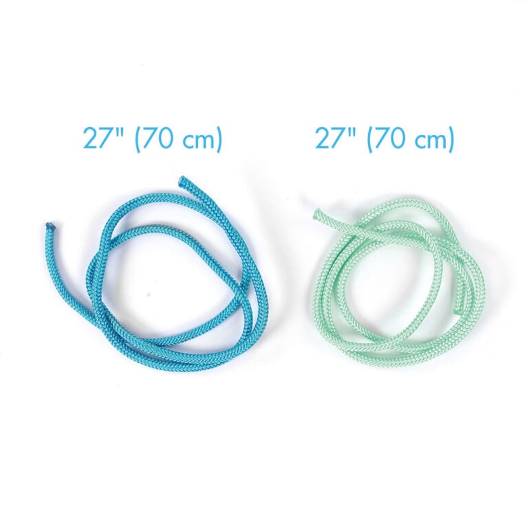 How to braid the noseband strap of a Hobby Horse head collar: step 1