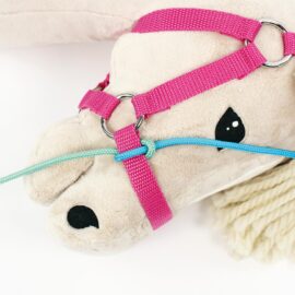 How to braid the noseband strap of a Hobby Horse head collar: step 4