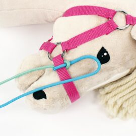How to braid the noseband strap of a Hobby Horse head collar: step 5