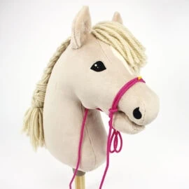 How to tie a halter with rope for a hobby horse: step 19