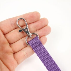 Hobby horse lead rope: lead from ribbon or bag webbing