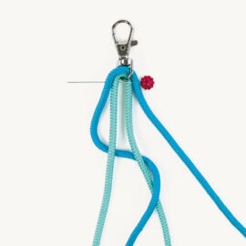 How to make a round braided lead rope: step 4