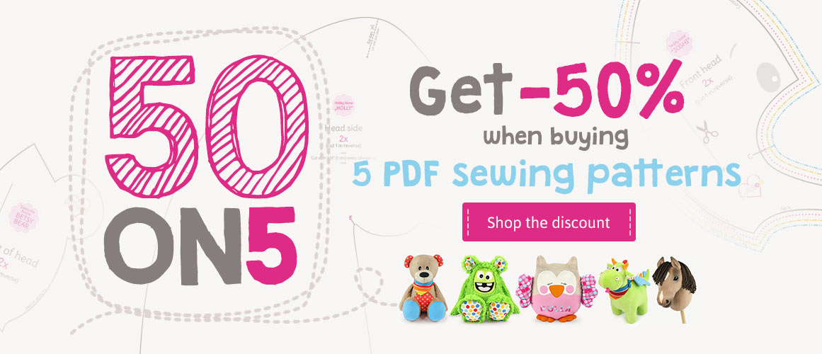 50% discount when buying 5 pdf sewing patterns 50% discount when buying 5 pdf sewing patterns