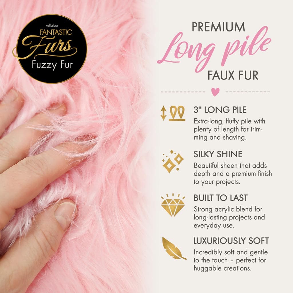 Premium fake fur fabric – Ultra soft, high density long pile faux fur | FANTASTIC Furs * Fuzzy Fur