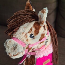 Hobby Horse sewing pattern "HOPE" with embroidered eyes